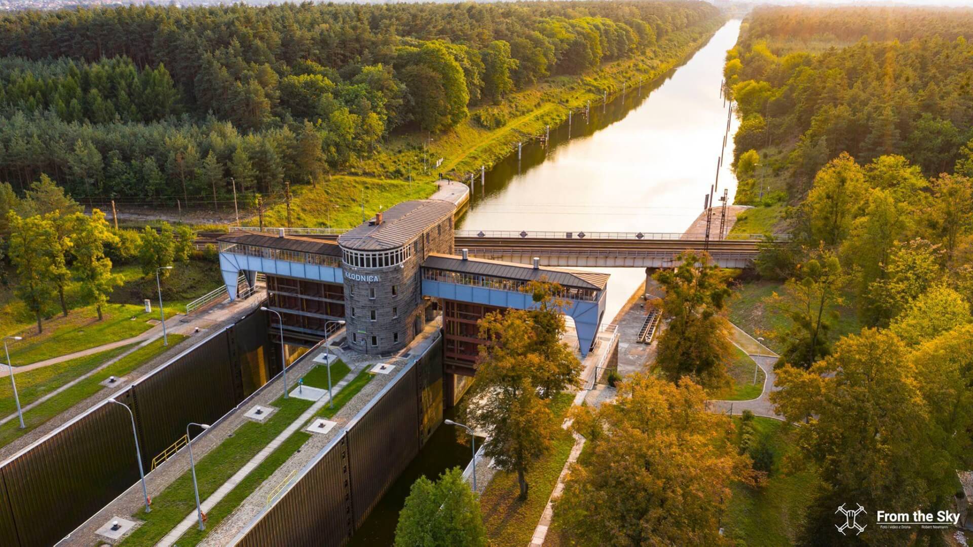 Kanal gliwicki sluza klodnica