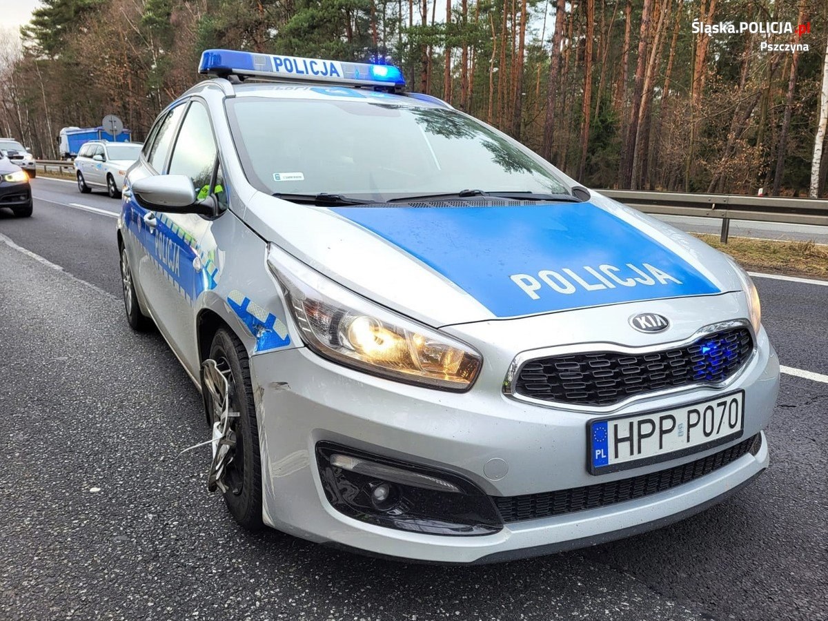 Poscig policja dk1 zory pszczyna 08