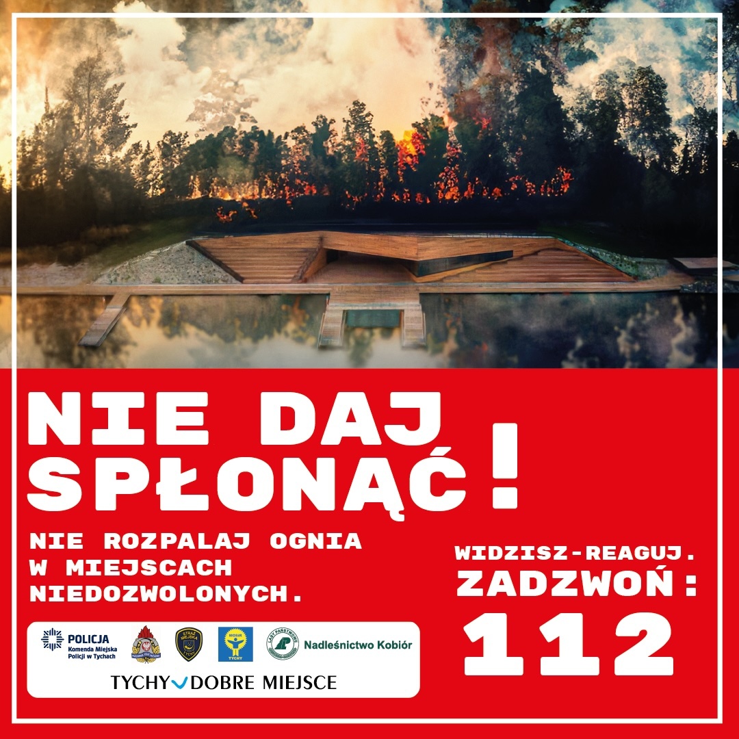 Kampania "Nie daj spłonąć Paprocanom" - plakat