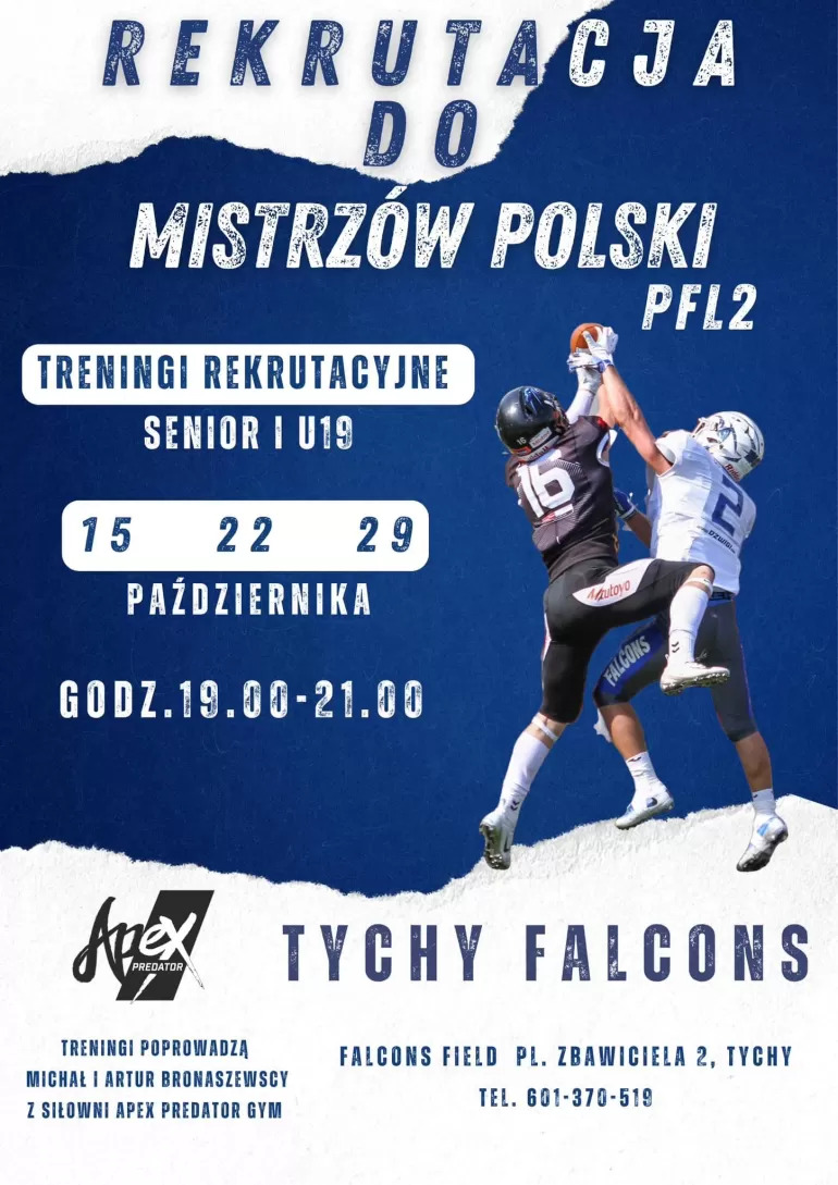 Tychy Falcons - drużyna futbolu amerykańskiego