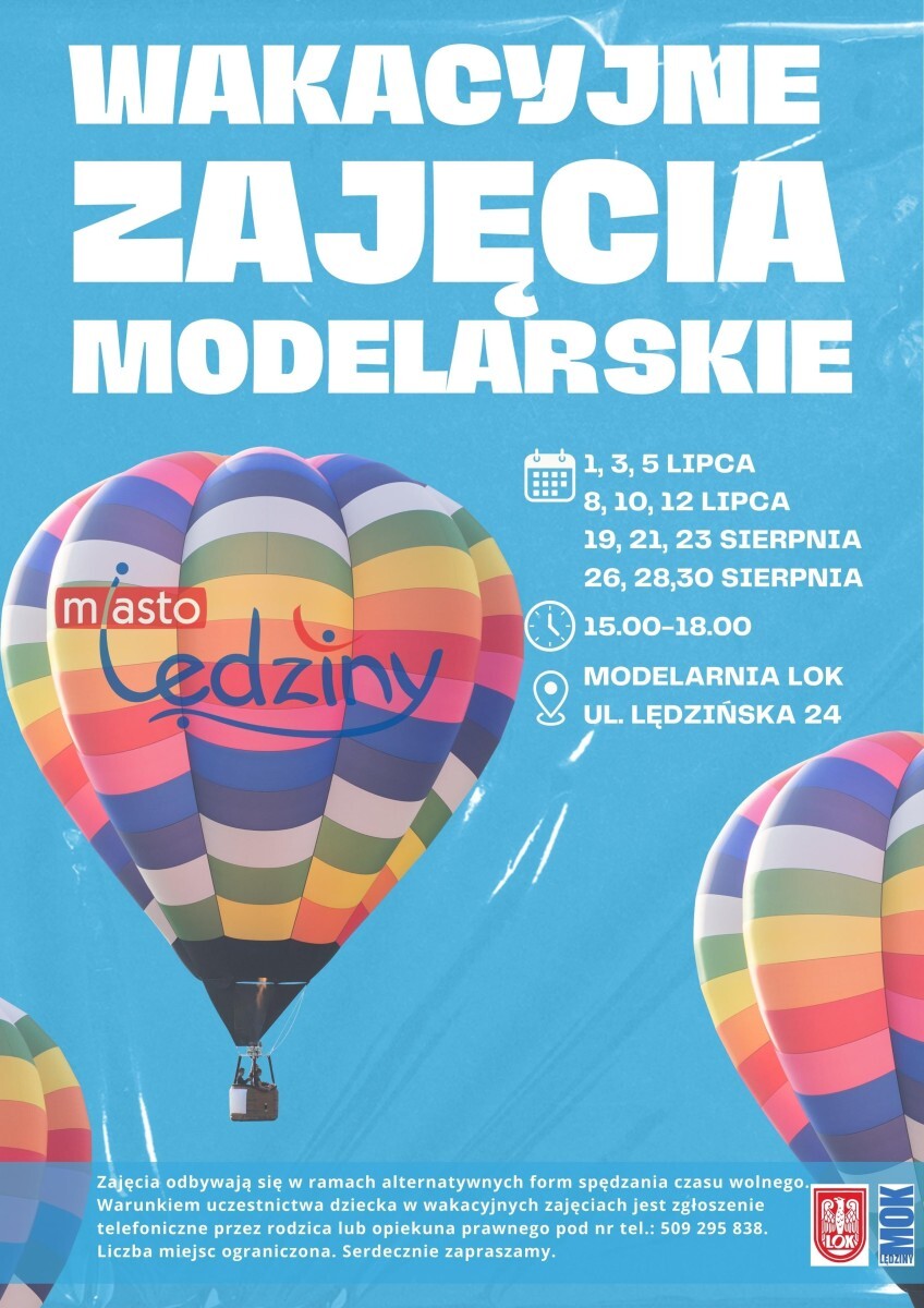 Zajęcia modelarskie w LOK w Lędzinach