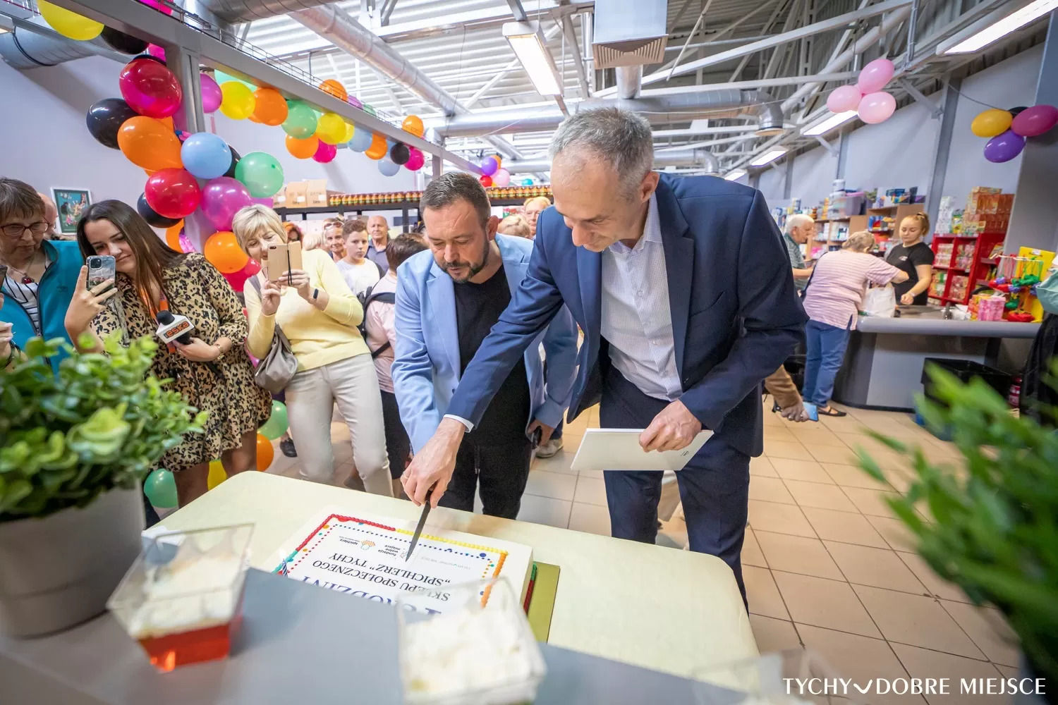 Pierwsze urodziny sklepu społecznego w Tychach