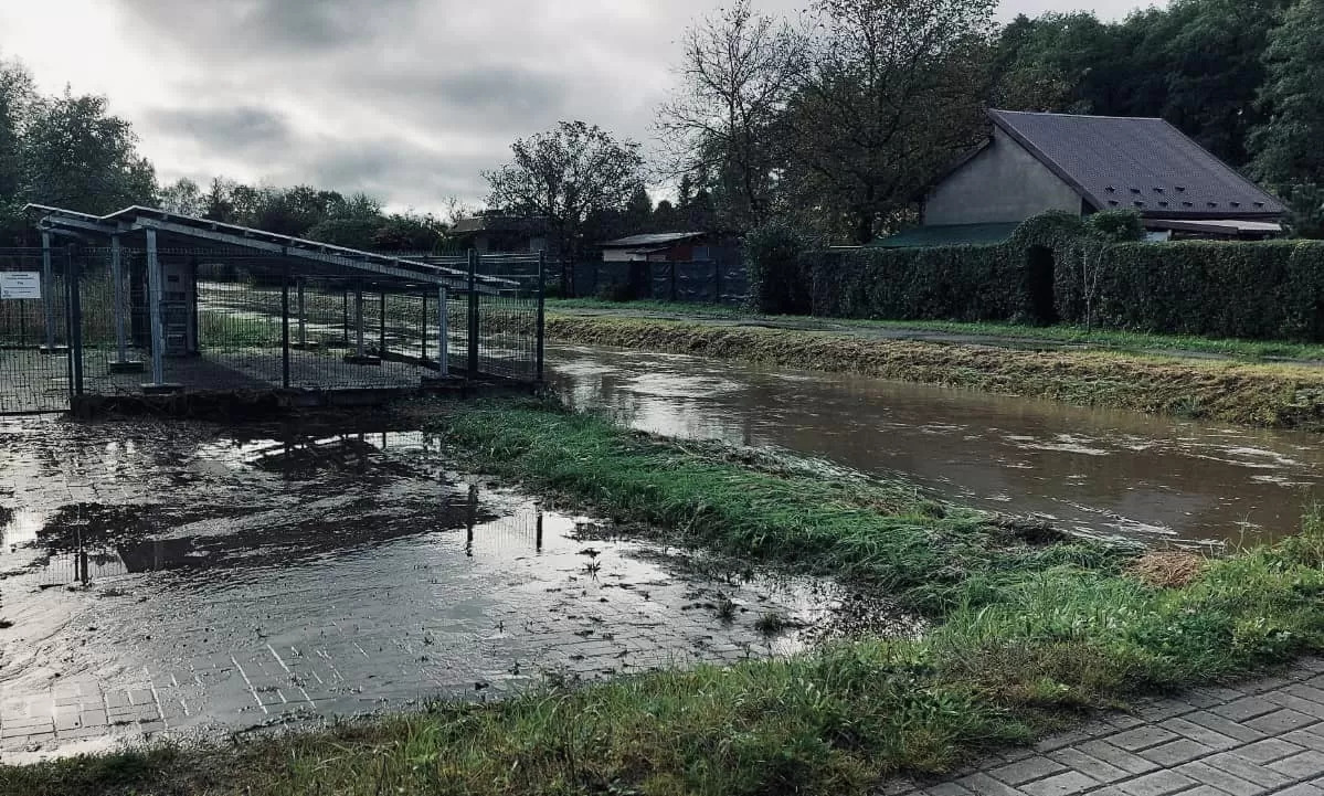 Zagrożenie powodziowe w Tychach i okolicach - 14-15.09.2024