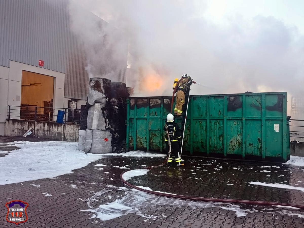 Pożar Tychy Składowa, 14.08 2024