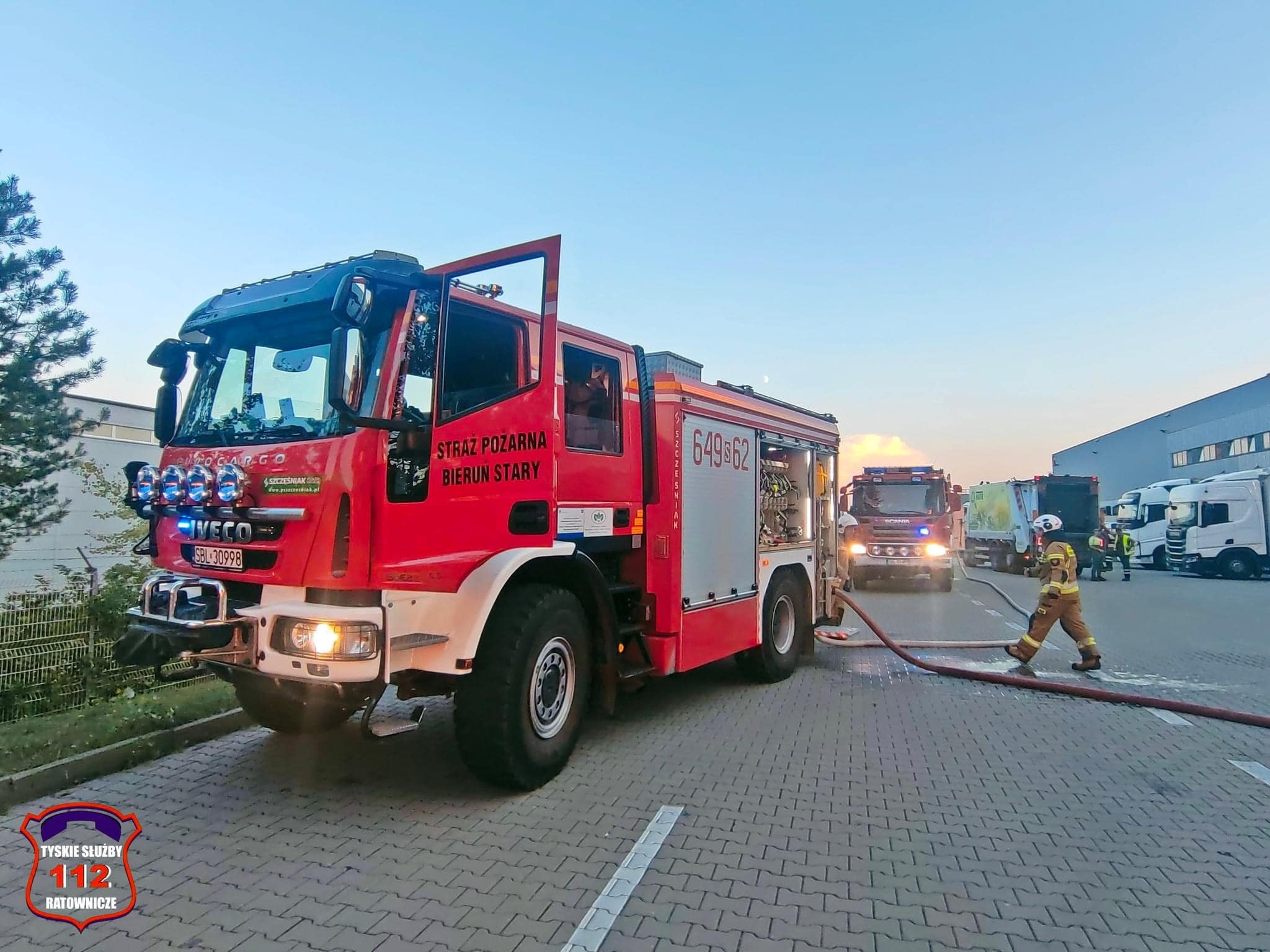 Pożar Tychy Składowa, 14.08 2024