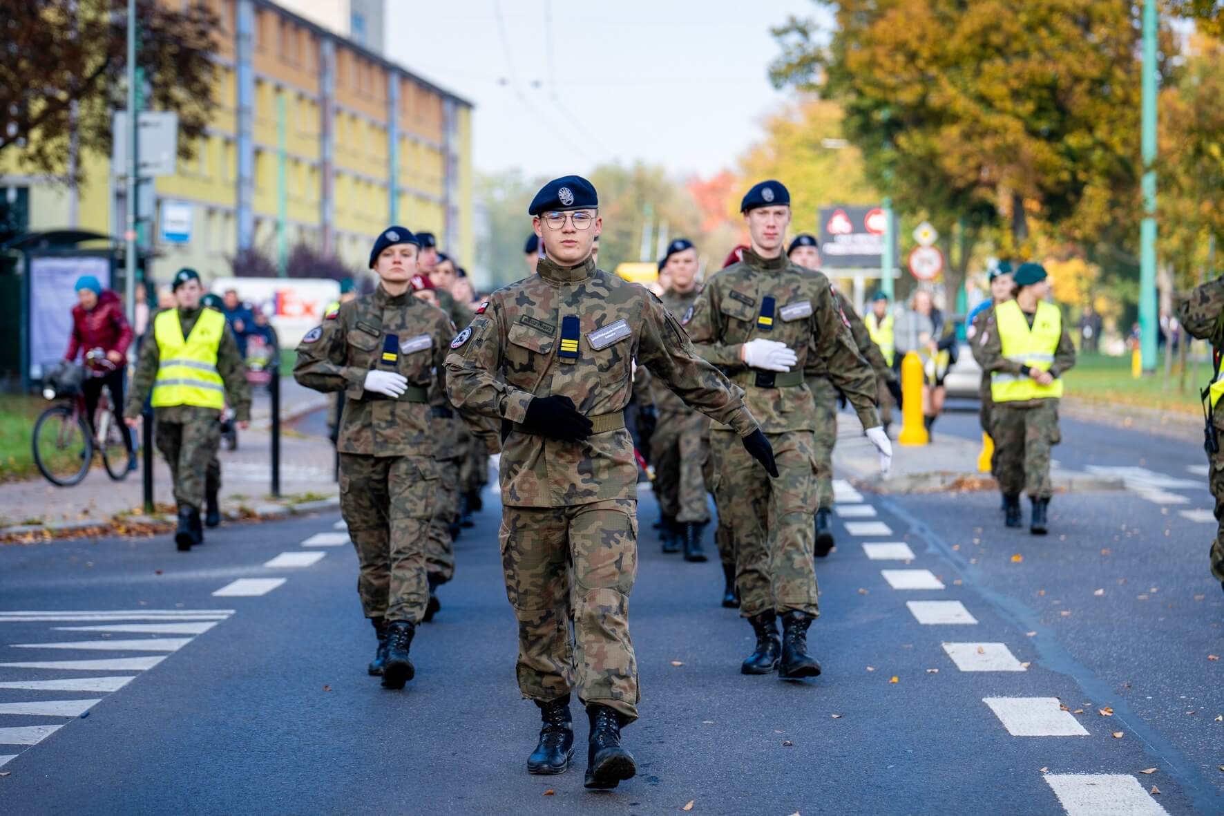 Ślubowanie tyskiej mundurówki w Parku Miejskim