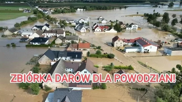 Zbiorka dla powodzian w Tychach